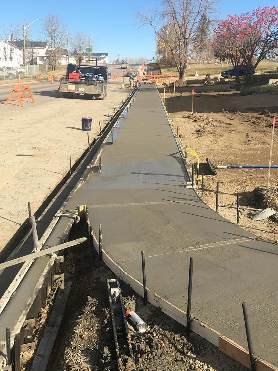 Curbs Gutters Monolithic sidewalks | Saws General Contracting Inc.